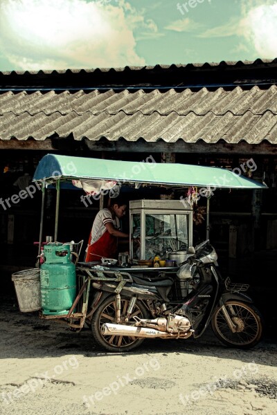 Thailand Food Stall Eat Street Food South East Asia