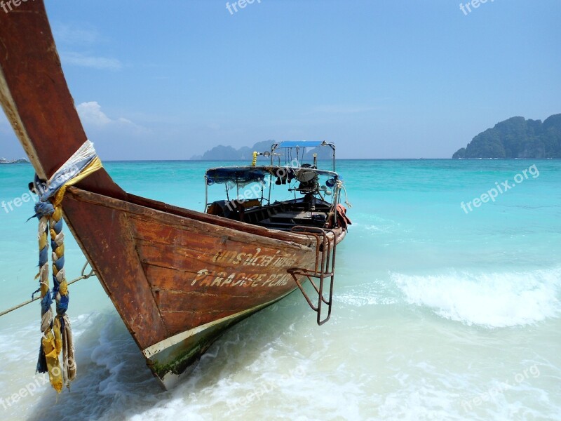 Beach Ocean Thailand Sea Water