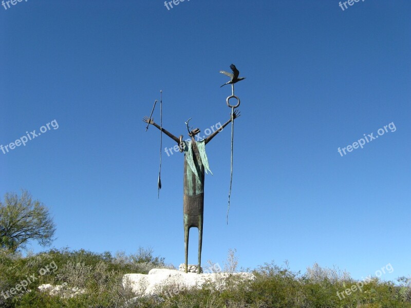 Statue Symbol Seminole Canyon State Park Texas United States