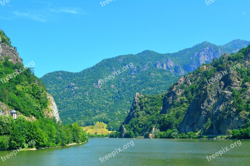 Landscape Nature River Romania Mountain