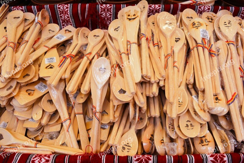 Wooden Spoons Spoons Traditional Smiles Fretsaw