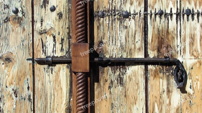 Latch Rusty Old Metallic Rustic