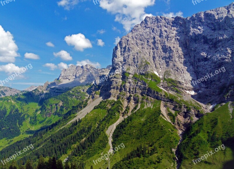 Mountain Alpe Austria Landscape Nature