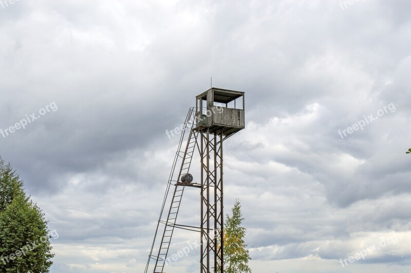 Lookout Tower Lifeguard Tower Post Salvor Coast Beach