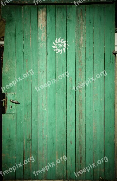 Door Green Input Goal Old