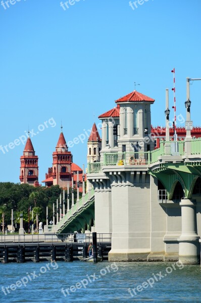 Bridge Of Lions St Augustine Florida Tourism Landmark