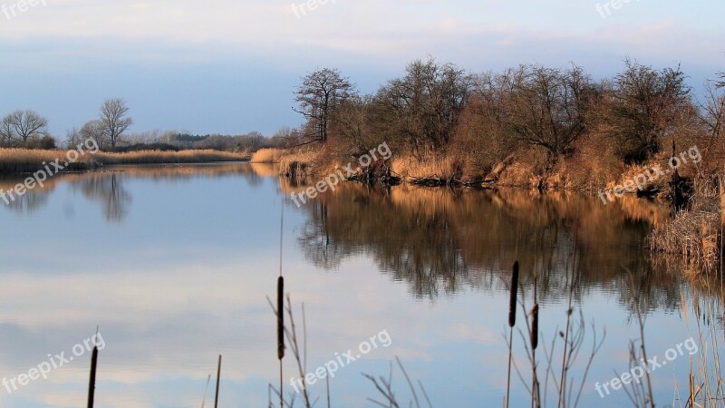 Landscape Winter Cold Morning Sun Nature