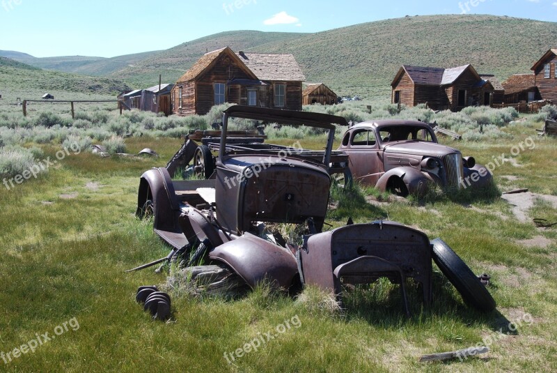 Bodie California Ghost Town Car Rust