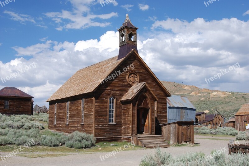 Bodie California Ghost Town Old Village