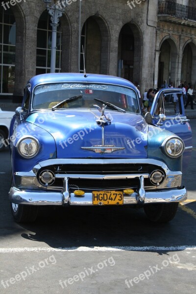 Cuba Car Travel Old Car Free Photos