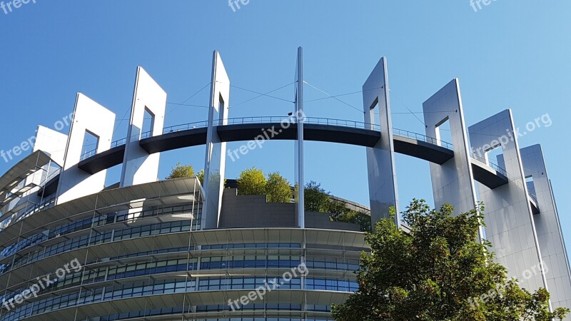 Strasbourg European Parliament Architecture Building Modern