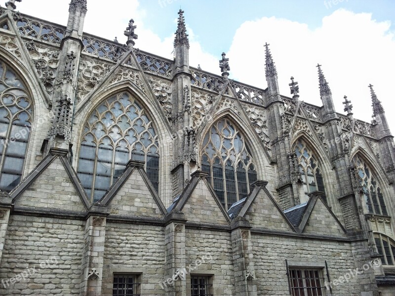 Breda Church Facade Architecture Historic Building