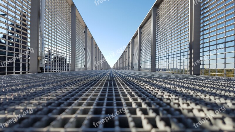 Web Grid Steel Lattice Fence Metal Sight