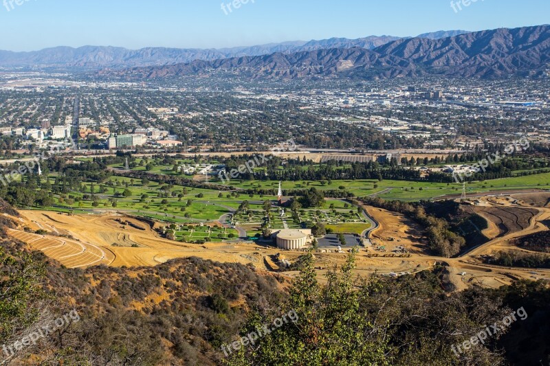 Griffith Park Mountain Holly Hollywood Free Photos