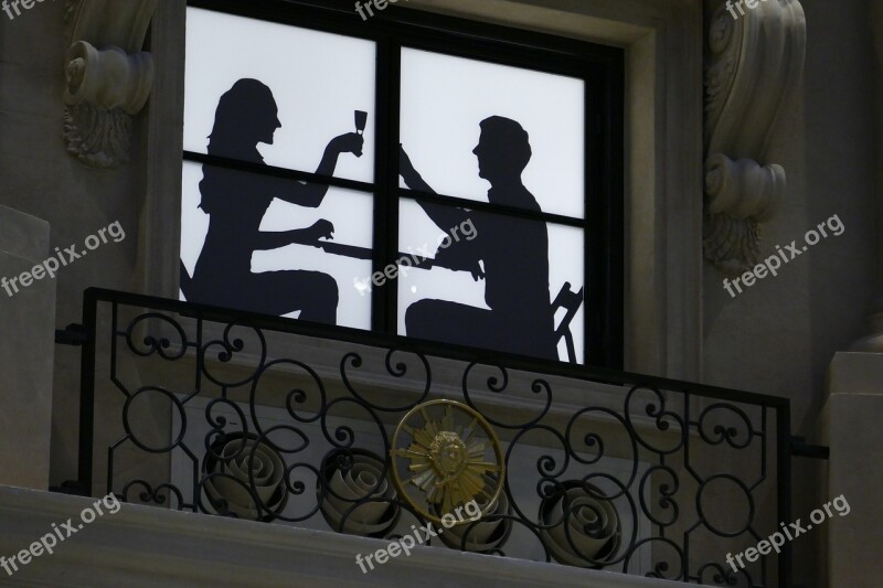 Window Silhouette Image Macau Man