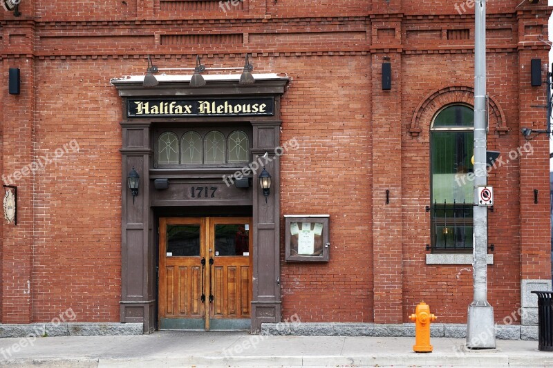 Halifax Canada Pub Door House