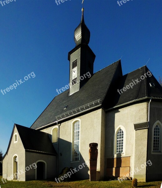 Church Village Church Small Hard Man Village Architecture Chapel