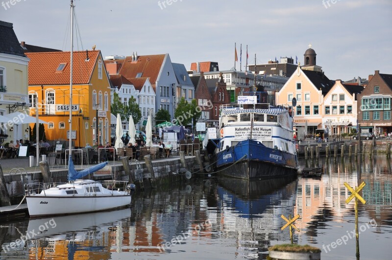 Husum Port Inland Port Ship Free Photos