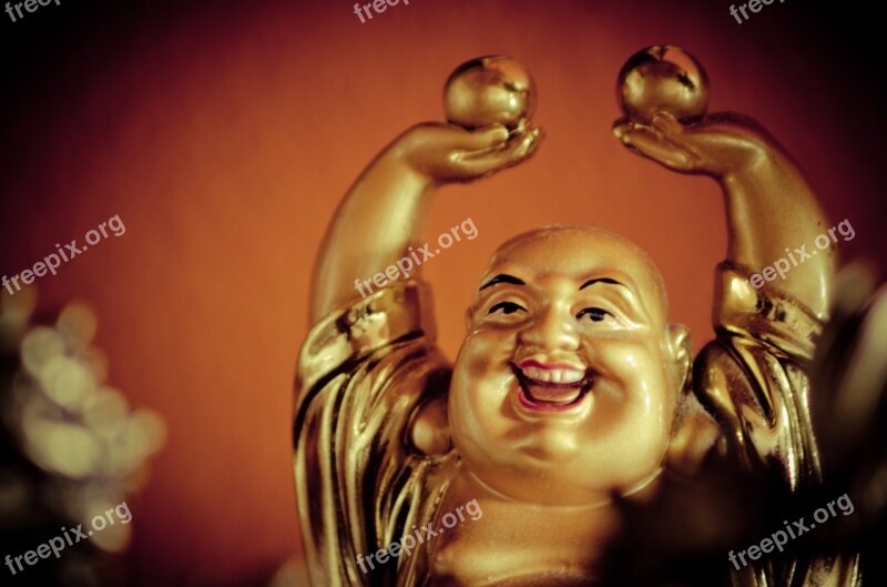 Buddha Happy Warm Traditional Zen