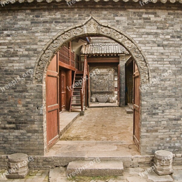 Door Great Mosque China Xi'an Free Photos