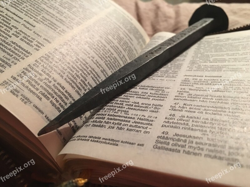 Holy Bible The Nail Crusifixion The Cross Of The Nail 9-inch Nail