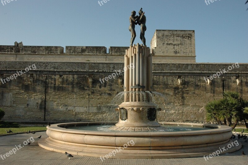 Lecce Fontana Castle Italy Free Photos