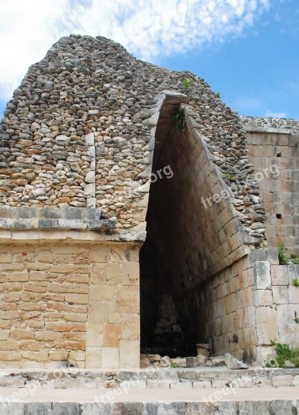 Uxmal Yucatan Maya Vault Maya Architecture