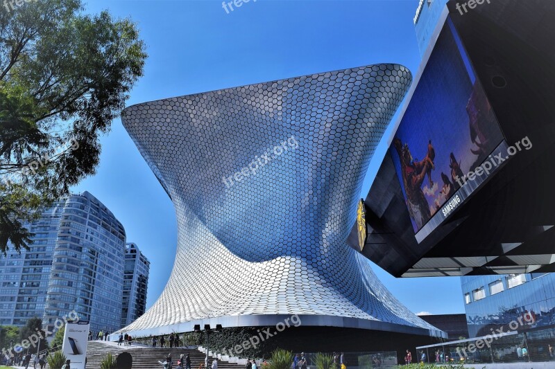 Cdmx Mexico City Museum Soumaya Architecture