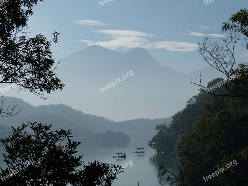 Landscape Nature Taiwan Asia Fog Haze