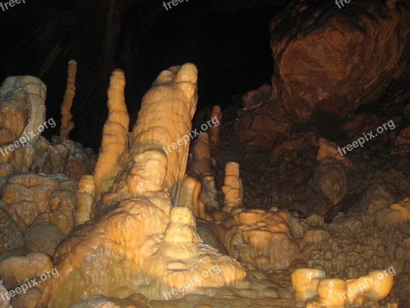 Cave Stalagmite Stalactite Free Photos