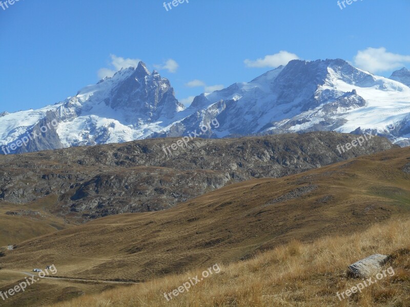 France Alps Savoie Landscape Virw