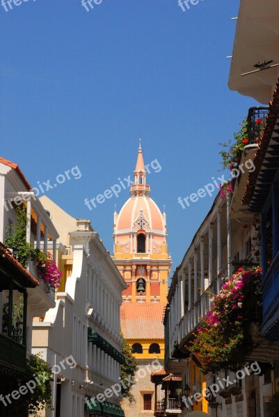 Cathedral Dome Cartagena Colombia Church