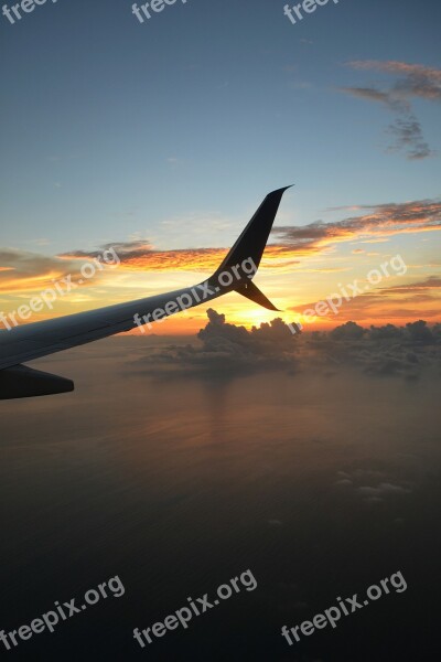 Fly Plane Sky Ocean Water