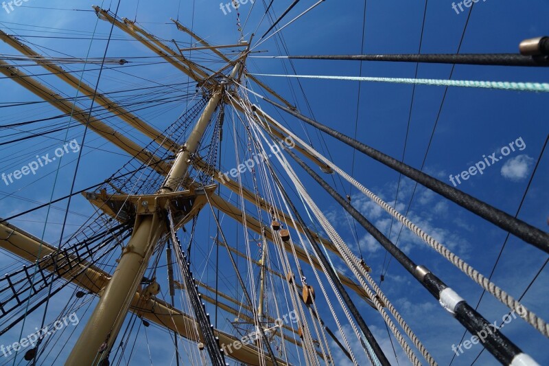 Sailboat Ropes Rope Mast Rope-ladder