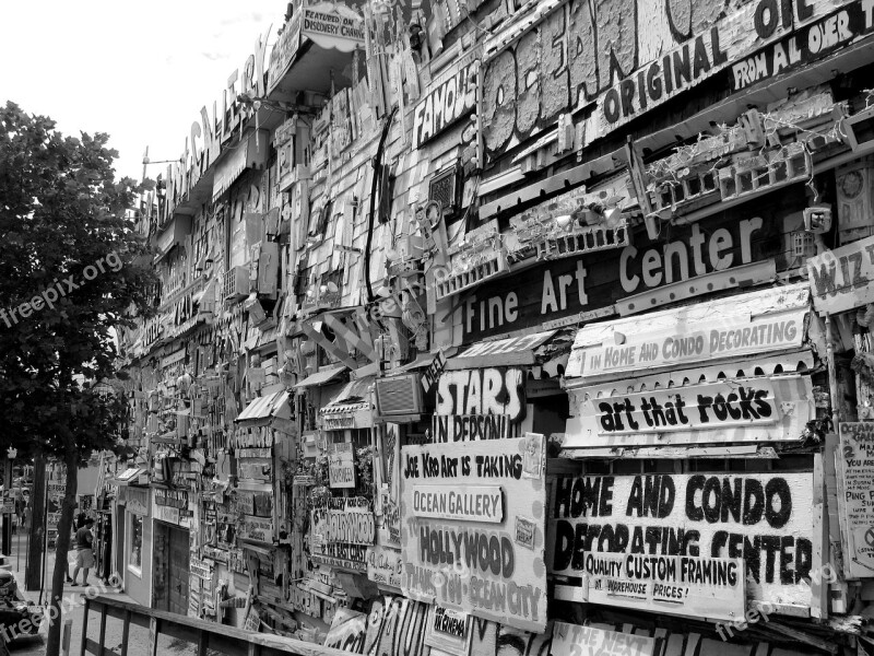 Boardwalk Signs Clutter Free Photos