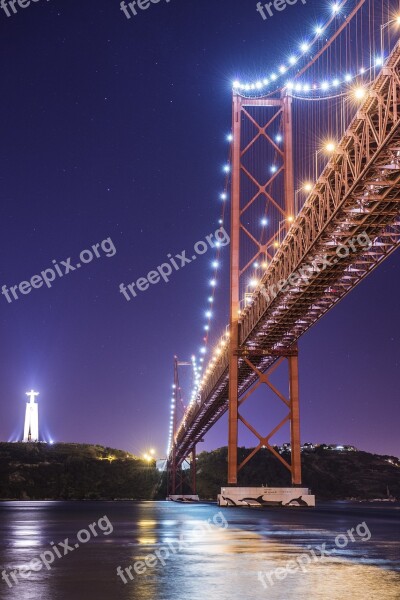 Bridge Portugal Lisbon Historic Center Lisboa