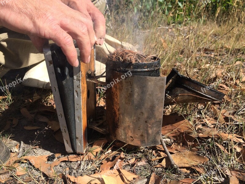 Beekeeper Beehive Smoker Beekeeping Apiary