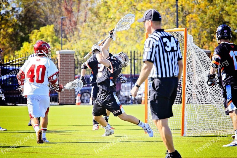 College Lacrosse Game Free Photos