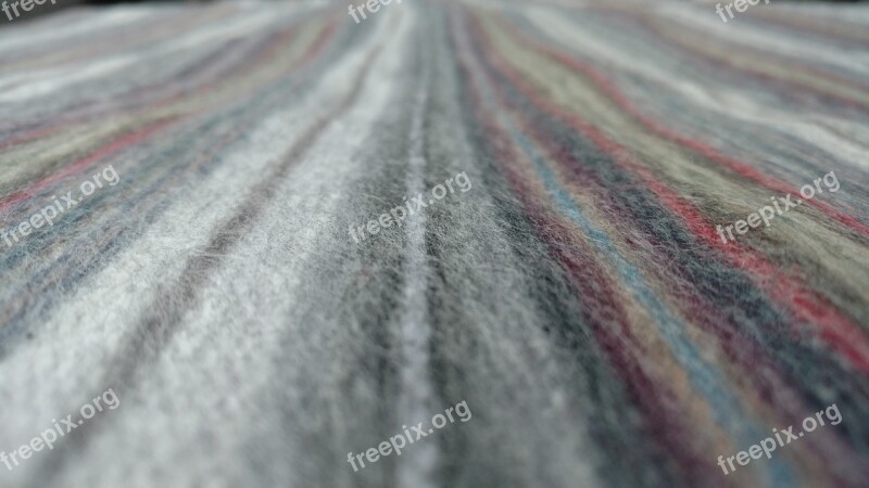 Stripes Blanket Gray Resture Woolen