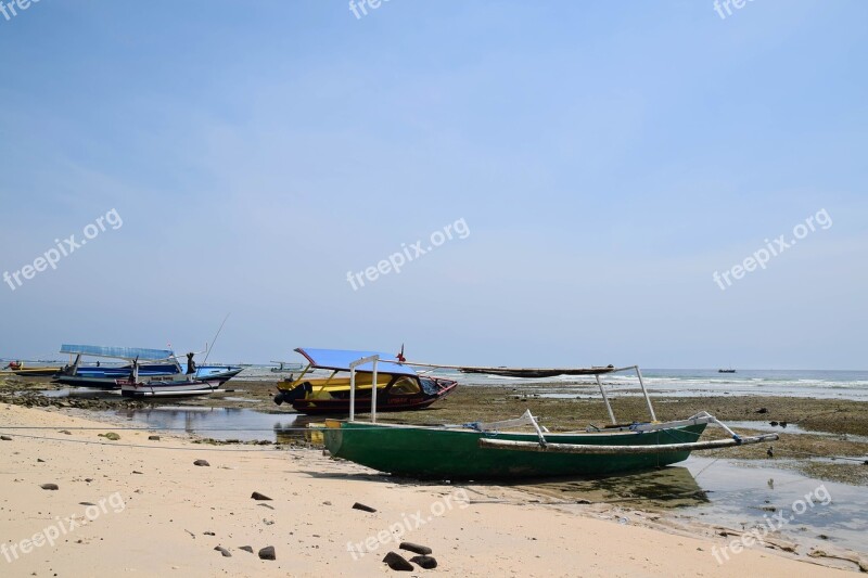 Indonesia Travel Gili Islands Sea Ship