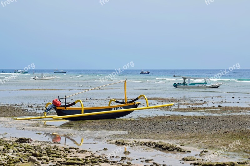 Indonesia Travel Gili Islands Sea Ship