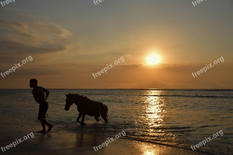 Indonesia Travel Gili Islands Sea Water