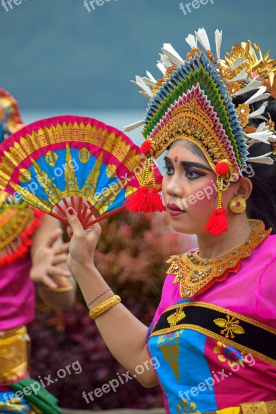 Bali Indonesia Travel Temple Temple Dancer