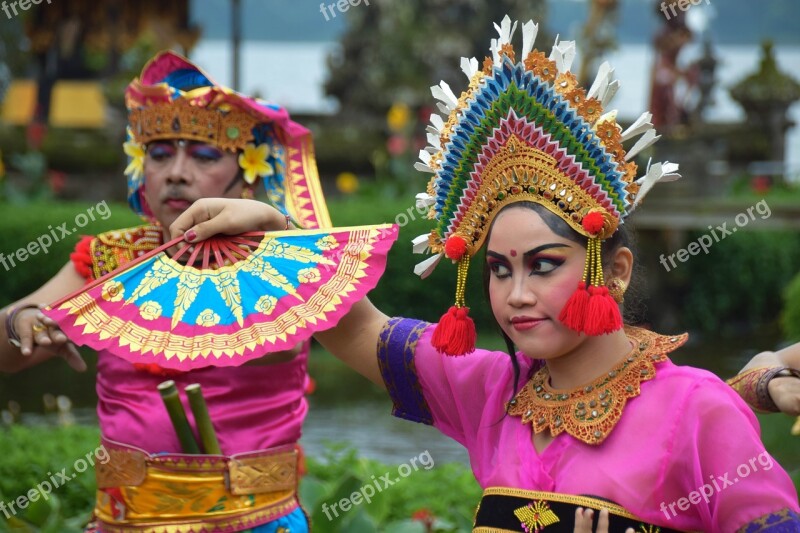 Bali Indonesia Travel Temple Temple Dancer