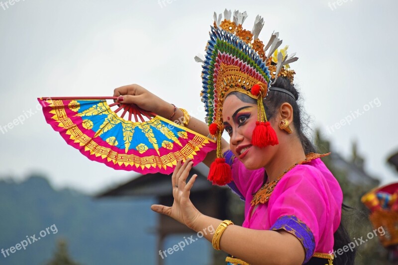 Bali Indonesia Travel Temple Temple Dancer