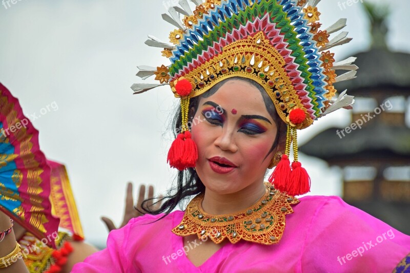 Bali Indonesia Travel Temple Temple Dancer