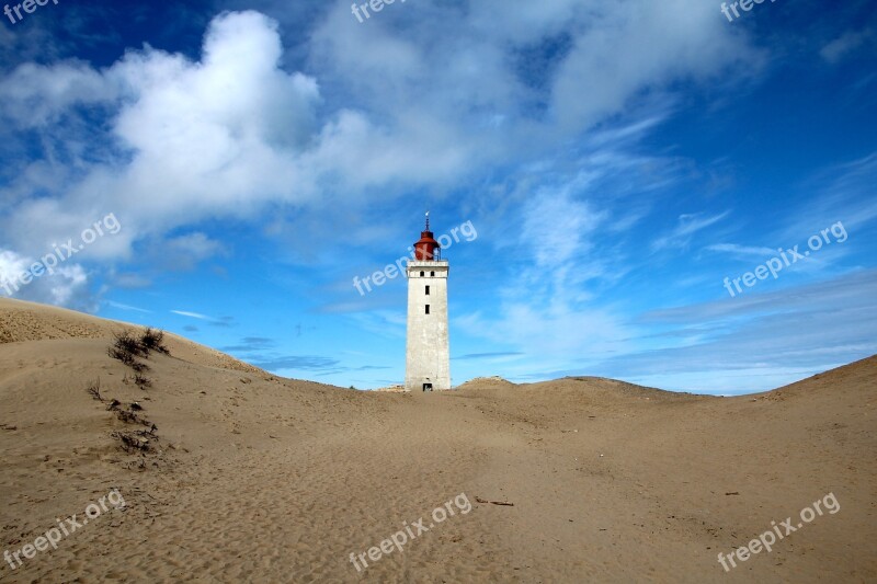 Sand Guy Sky Clouds Rubjerg Knot