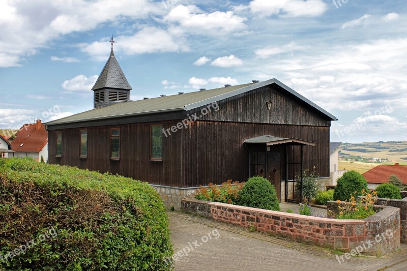 Church Wooden Building Sky Louder Home Free Photos