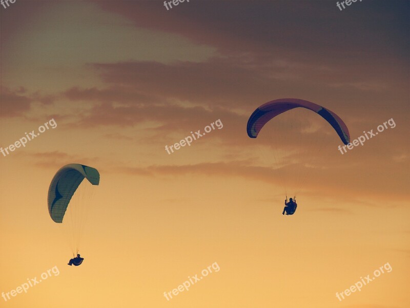 Paragliding Wind Air Horizon Parachute