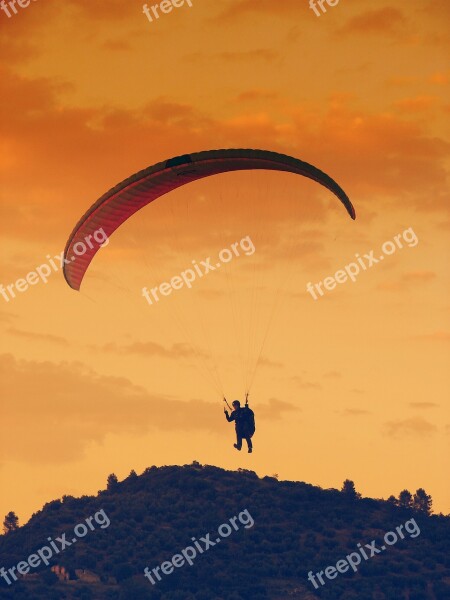 Paragliding Wind Air Horizon Parachute